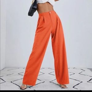 SHEIN orange trousers. Size S/4. Never worn.